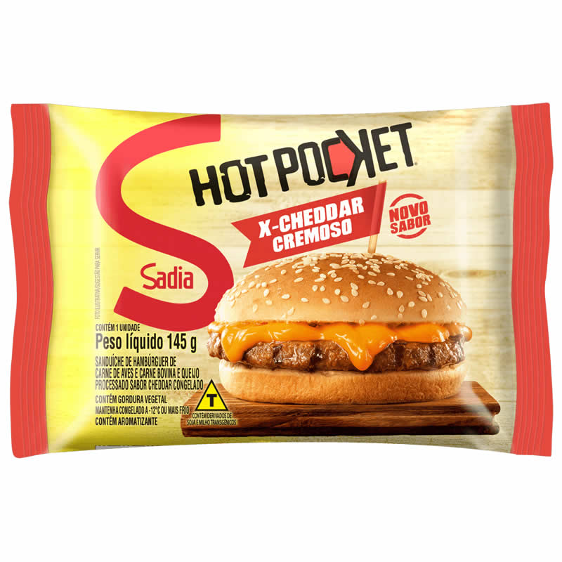 SAND HOT POCKET SADIA 145G X- CREM