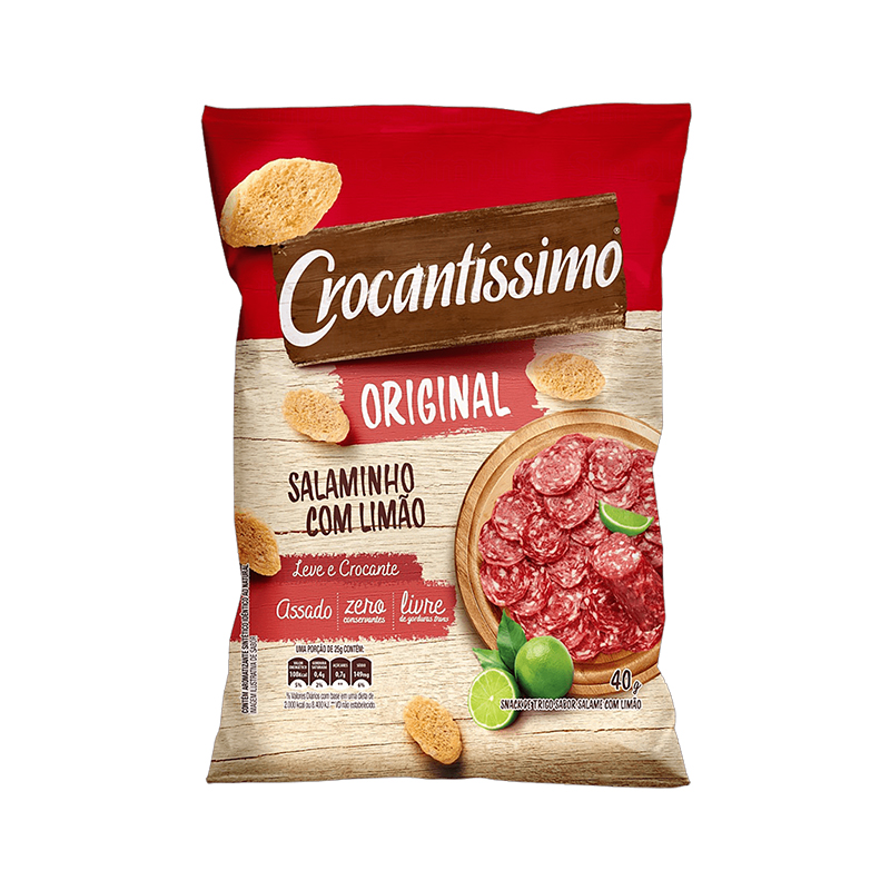 SNACK PULLM CROCANTISSIMO 40G S.BOT SALAME C/LIMAO