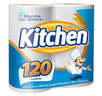 TOALHA PAPEL KITCHEN 60FLS C/2RL